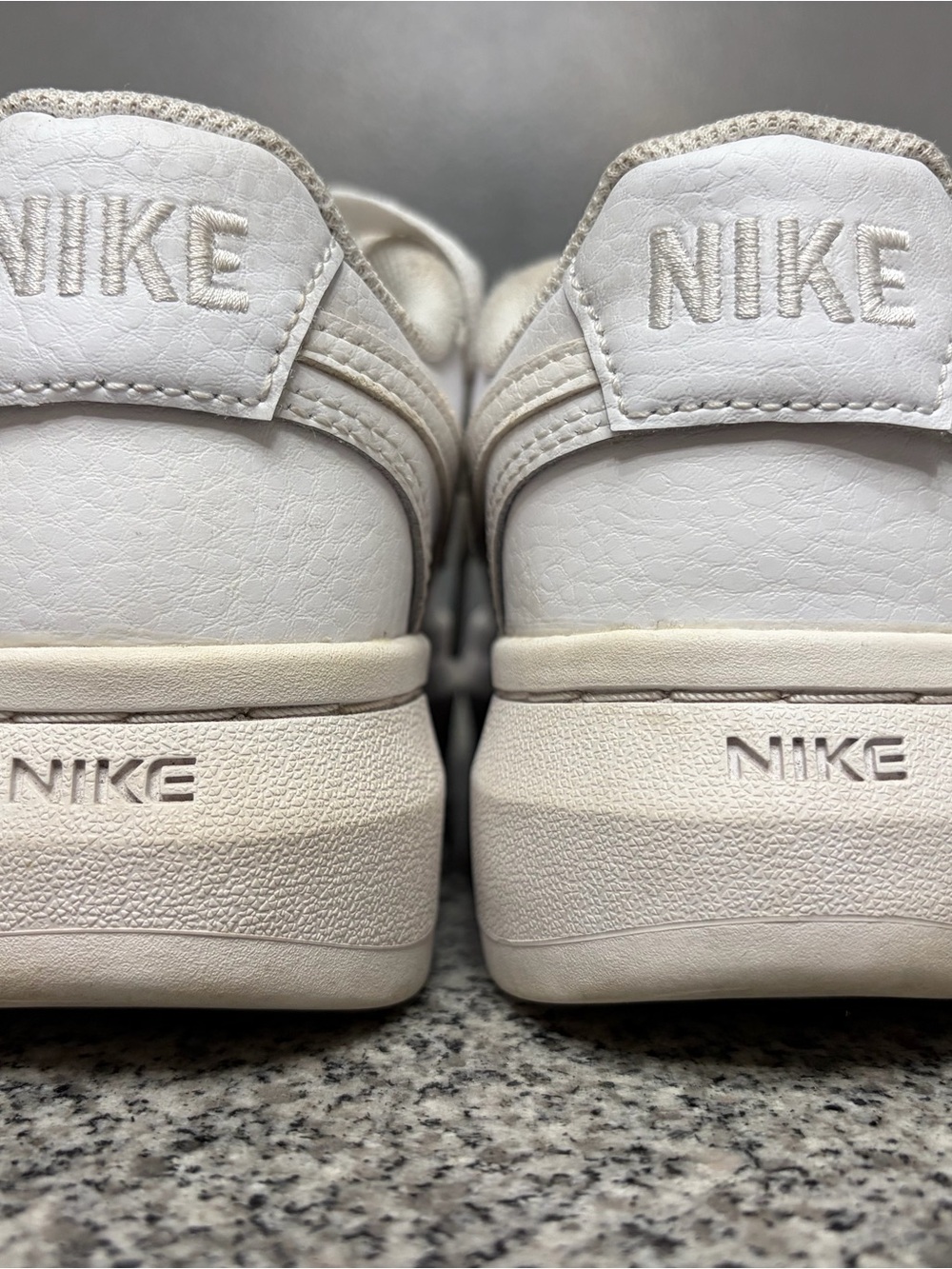 Nike Court Vision Alta LTR Triple White Platform Sneaker DM0113-100 Women's 8.5 - Picture 10 of 17
